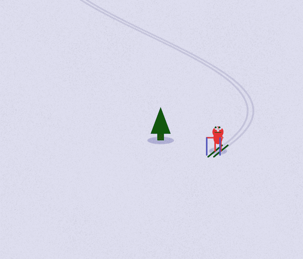 an animation of elmo sledding